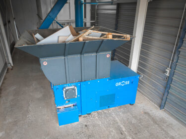 GROSS GAZK 1500 at Jaeger Ausbau, loaded with wood offcuts