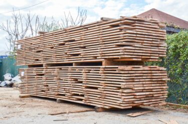 Solid wood, stacked