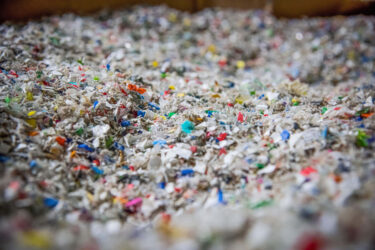 Bunte Kunststoff Flakes